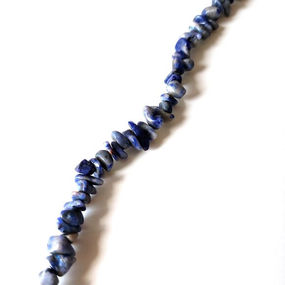 Lapis Lazuli chip necklace - Picture 4 of 8